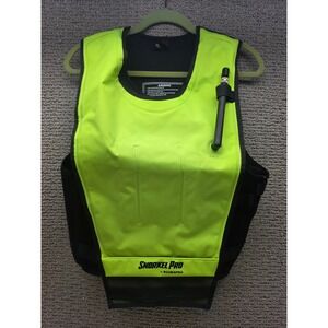 Scubapro Snorkel Pro Cruiser Inflatable Snorkeling Vest Neon Yellow Black XL
